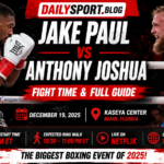 jake paul vs anthony joshua fight time