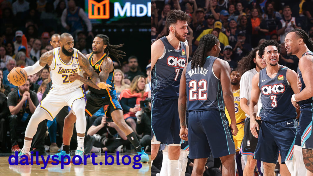 Lakers vs Oklahoma City Thunder Match Player Stats