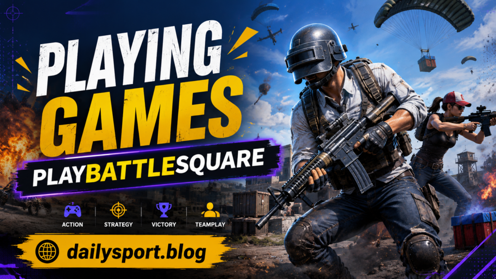 Playing Games PlayBattleSquare