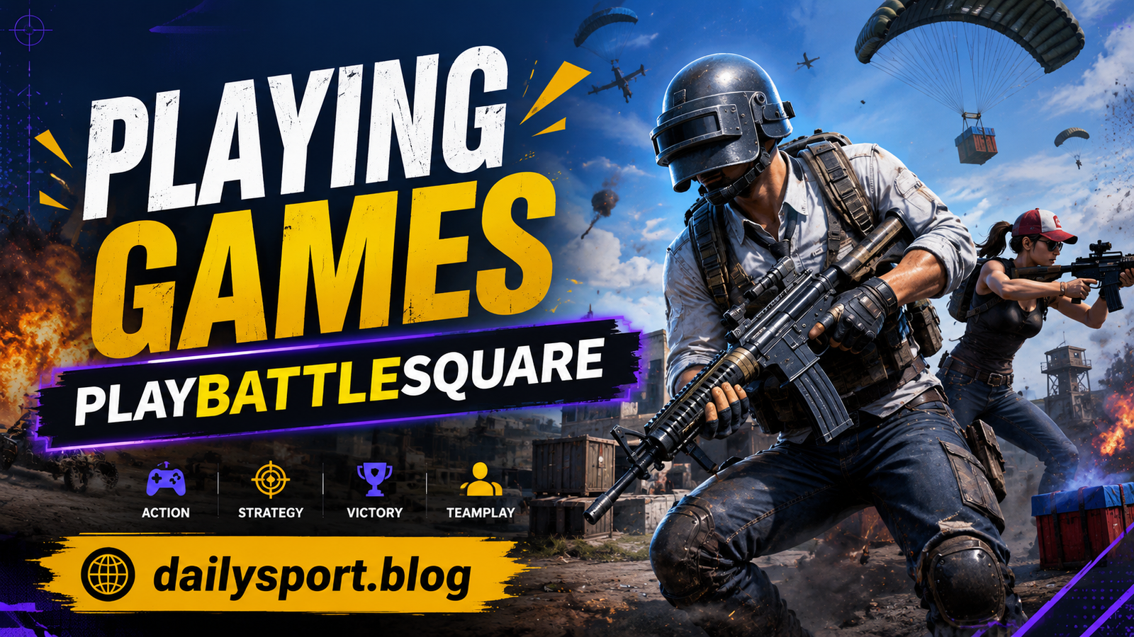 Playing Games PlayBattleSquare